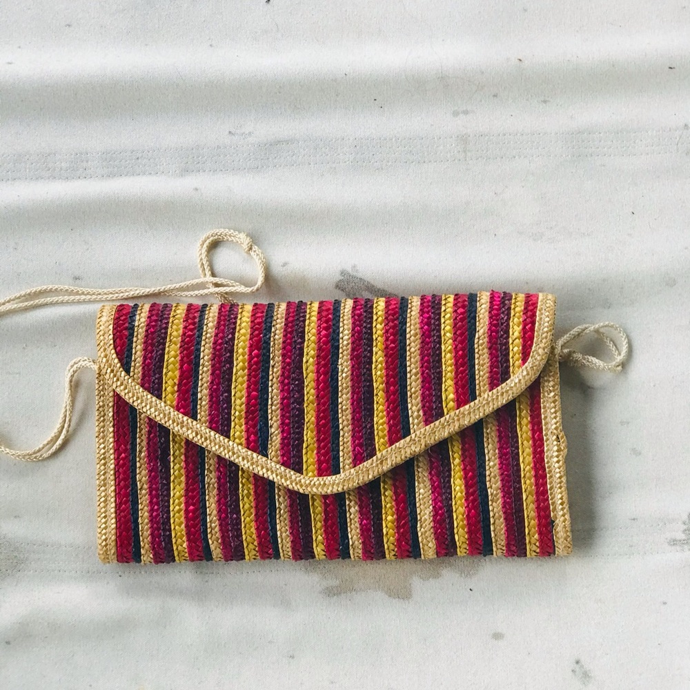 Never Used! Vintage Woven Shoulder Bag!